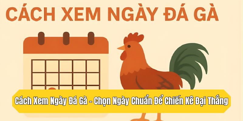 Cách xem ngày đá gà dựa lịch âm tạo thời vận cát lợi