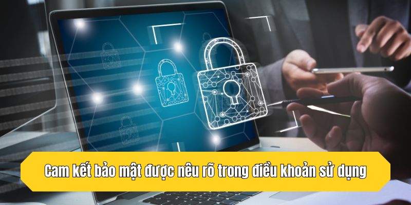 Cam kết bảo mật được nêu rõ trong điều khoản sử dụng
